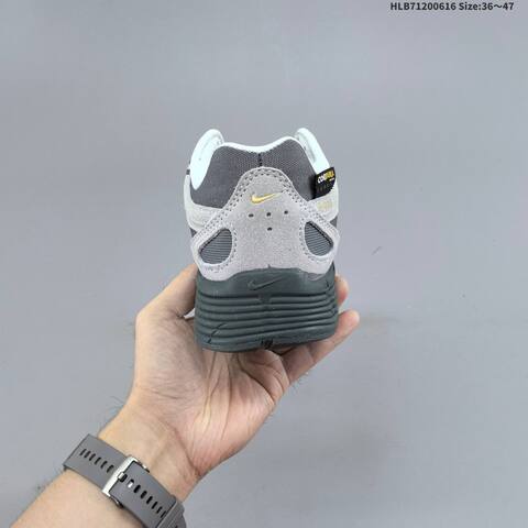 Nike P-6000 Premium Grey Dark Grey Yellow White EU 36-47 Running Shoe - Unisex (BS-59920)