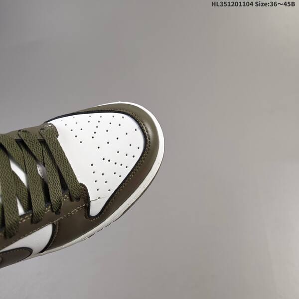 Nike Dunk Low white olive brown EU 36-45 skate shoe