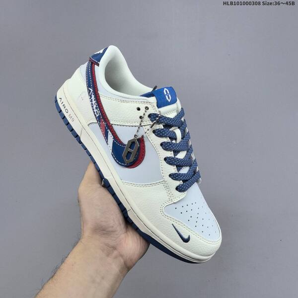 Nike Dunk Low off white blue red EU 36-45 skate shoe
