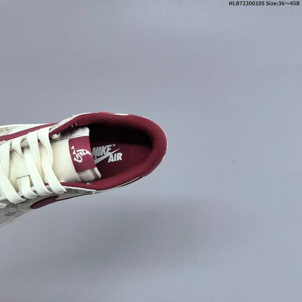 Jordan Air Jordan 1 Low x Travis Scott Sail/Burgundy EU 36-45 casual