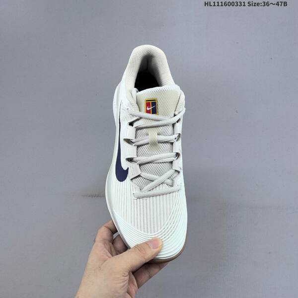 Nike Zoom Vapor 12 HC PRM light bone navy blue white gum brown EU 36-47 tennis shoe