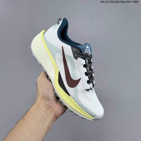 Nike ACG Zegama Trail 6 White Blue Black Yellow EU 36-45 Trail Shoe - Unisex (BS-62339)
