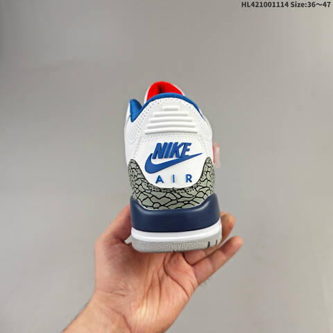 Jordan Air Jordan 3 Retro Silver Anniversary AIR JORDAN 3 1987 1988 35 MV Lifestyle - Women's (BS-67817)