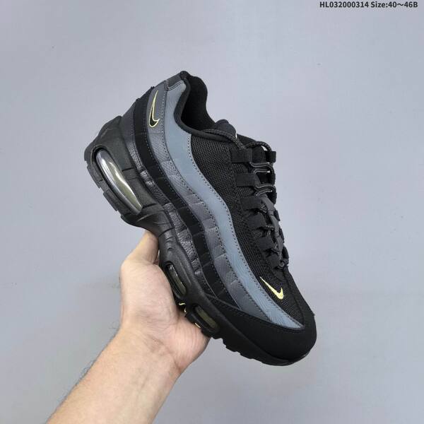 Nike Air Max 95 black grey yellow light blue EU 40-46 running shoe