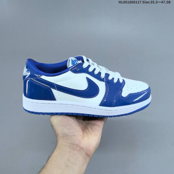 Nike Air Jordan 1 Low Storm Blue / white / royal blue 35.5-47.5 basketball