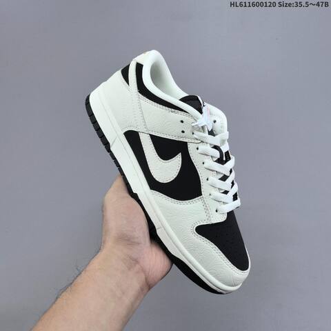 Nike Dunk Low Retro DIY Off White Black EU 35 5-47 Skate Shoe - Unisex (BS-61873)