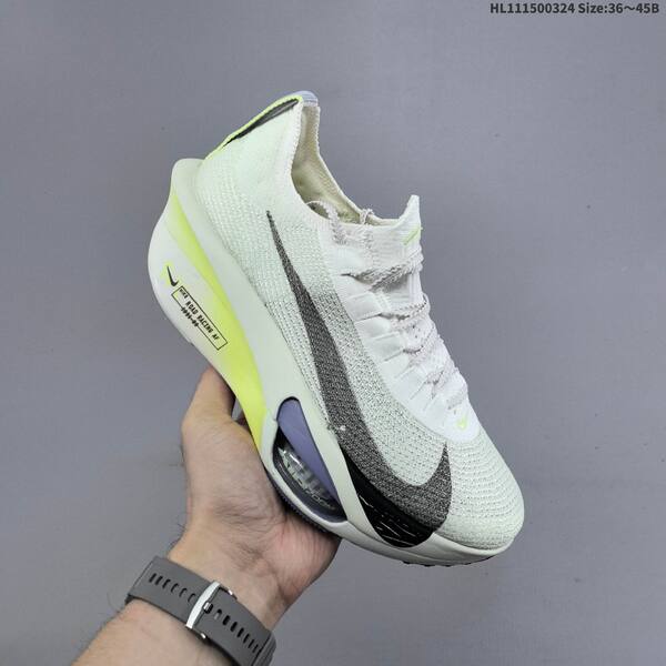 Nike Air Zoom Alphafly Next 3 white neon yellow black purple EU 36-45 running shoe