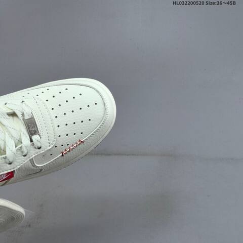 Nike Air Force 1 Low Off White Grey Red EU 36-45 Sneaker - Unisex (BS-60250)