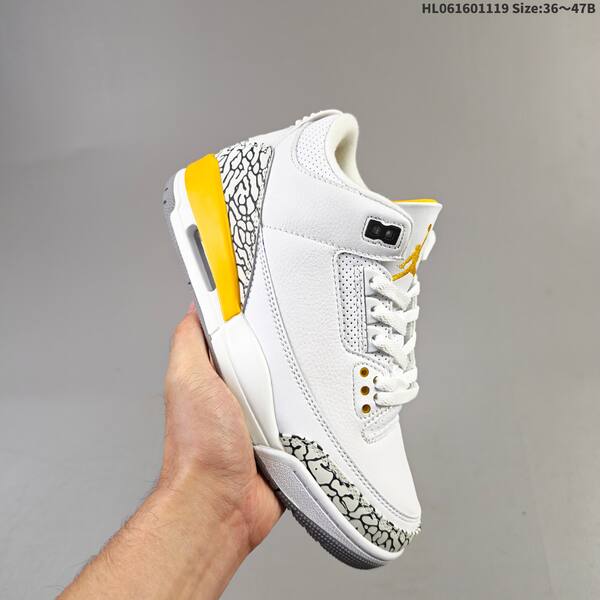 Jordan Air Jordan 3 Retro White/Red/Black/Yellow/Grey EU 36-47 basketball