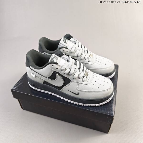 Nike Air Force 1 07 Black White Pink Light Grey Dark Grey EU 36 45 skate shoe EU 36-45