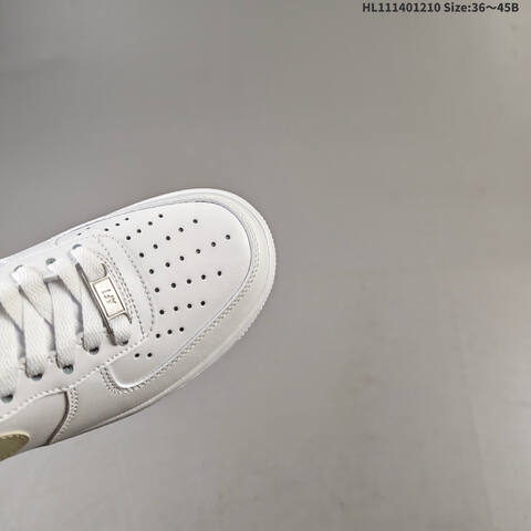 Nike Air Force 1 07 White Light Gold EU 36-45 Sneaker - Unisex (BS-62784)