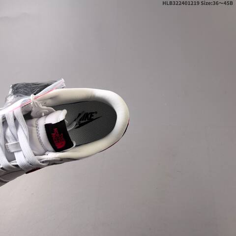 Nike SB Dunk Low White Red Black EU 36-45 Skate Shoe - Unisex (BS-62564)