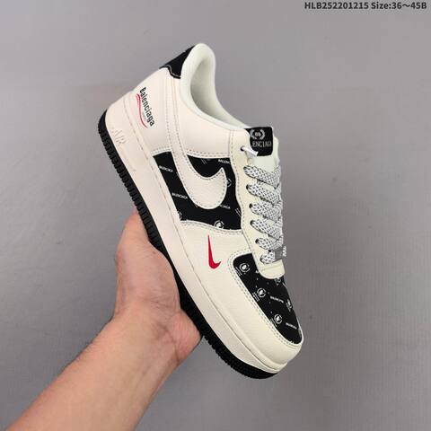 Nike Air Force 1 07 LV8 Light Grey White Dark Grey EU 36-45 Skate Shoe - Unisex (BS-62662)