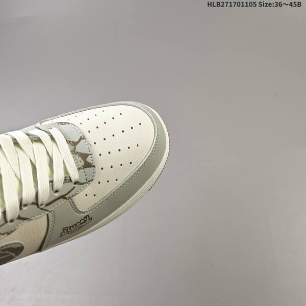 Nike Air Force 1 07 XJ9168 004 light grey off white brown white EU 36 45 sneaker EU 36-45