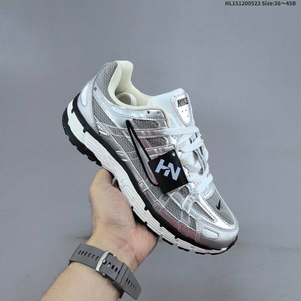 Nike P-6000 grey silver white mint cream EU 36-45 running shoe
