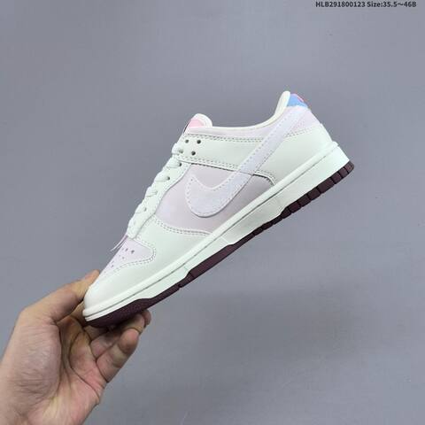 Nike Dunk Low Sail Light Pink White Brown Blue EU 35 5-46 Skate Shoe - Unisex (BS-61808)