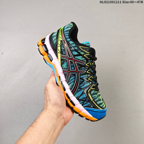 ASICS Gel Kayano 20 KENZO Blue Green Black Orange Pink 40 To 47 Running Shoe Running Sneakers - Men's (BS-69169)
