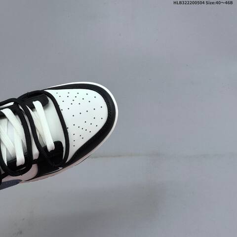 Nike SB Dunk Low Retro DIY Remake Black White Slate Blue EU 40-46 Skate Shoe - Men's (BS-60528)