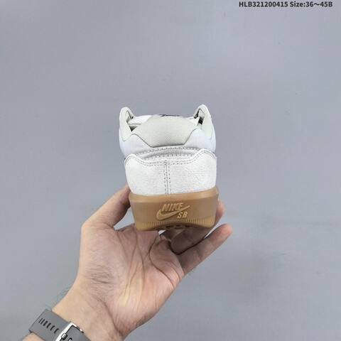 Nike SB Force 58 Light Grey Dark Brown Gum EU 36-45 Skate Shoe - Unisex (BS-60728)
