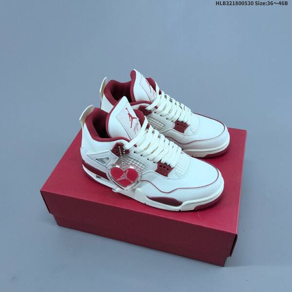 Jordan Air Jordan 4 Retro Denim Iced Carmine / Pink 36-46 basketball