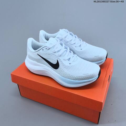 Nike Journey Run 2 ComfiRide White Black Red Silver EU 36-45 Running Shoe - Unisex (BS-61498)