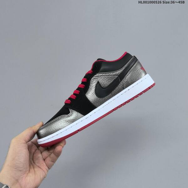 Jordan Air Jordan 1 Low black/silver/red EU 36-45 basketball
