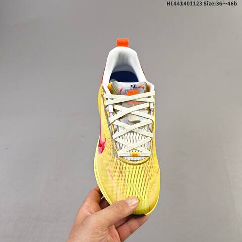 Nike Vomero 18 ReactX Air Zoom Yellow Red Orange White EU 36-46 Running Shoe - Unisex (BS-63191)