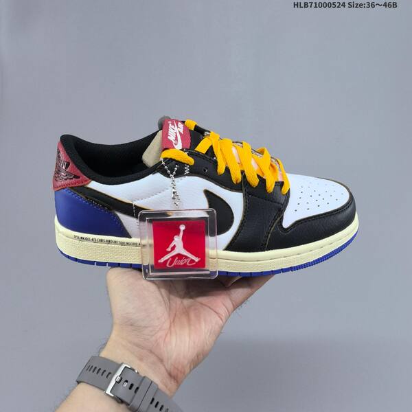 Jordan Air Jordan 1 Low white/black/university blue/varsity red/yellow/purple EU 36-46 lifestyle