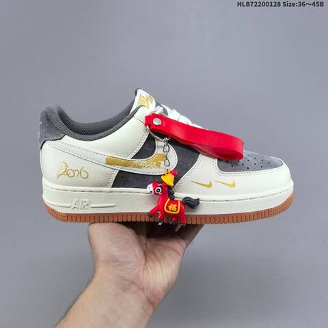 Nike Air Force 1 07 Low Off White Dark Brown Black EU 36-45 Sneaker - Unisex (BS-61682)