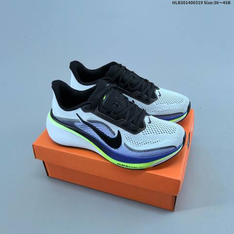 Nike Air Zoom Pegasus 42 Grey Black Mint Purple White EU 36-45 Running Shoe - Unisex (BS-61235)