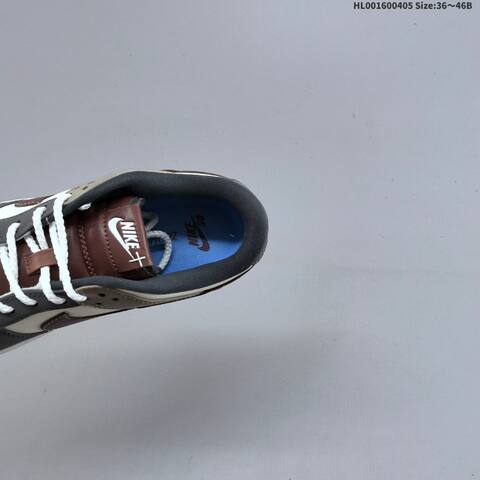 Nike SB Dunk Low White Dark Grey Taupe Brown Black EU 36-46 Skate Shoe - Unisex (BS-60925)