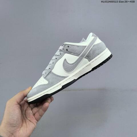 Nike Dunk SB Low Stussy Black Grey White Red EU 36-45 Skate Shoe - Unisex (BS-60323)