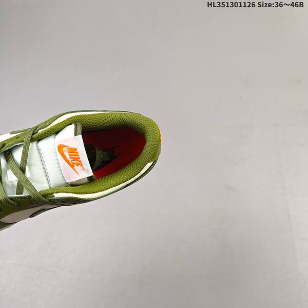 Nike Dunk Low sail olive green orange EU 36-46 skate shoe