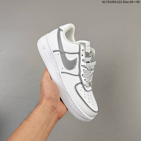 Nike Air Force 1 07 White Grey EU 36-45 Sneaker - Unisex (BS-63283)