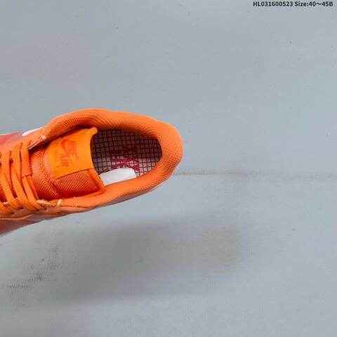 Nike Air Force 1 Posite Foamposite Max Orange White Red EU 40-45 Sneaker - Men's (BS-60183)