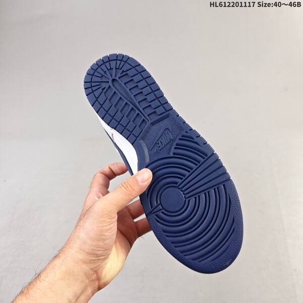Nike Dunk Low white navy blue EU 40-46 skate shoe