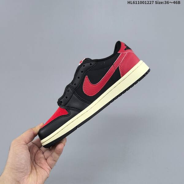 Nike Air Jordan 1 Low x Travis Scott black/red/white 36~46 lifestyle