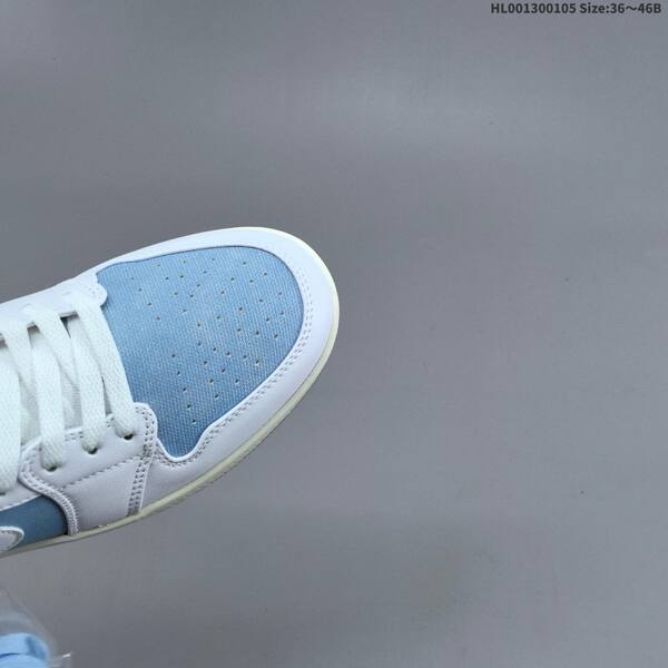 Jordan Air Jordan 1 Low Worn Blue / White / Light Blue 36~46B basketball