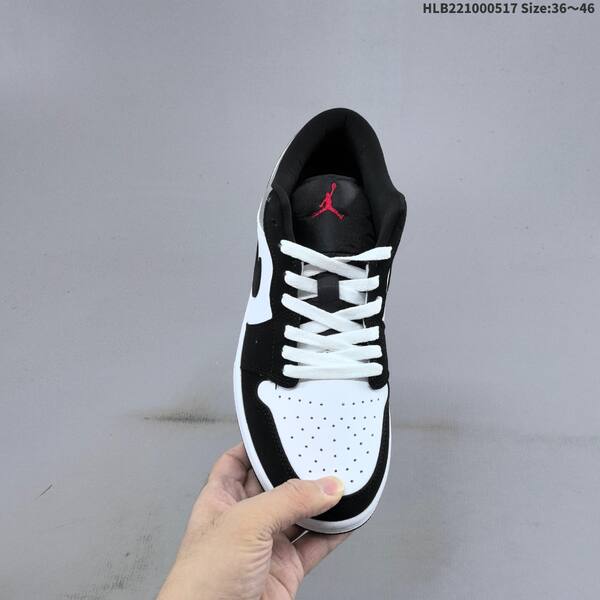 Jordan Air Jordan 1 Low black/white/silver/red 36~46 casual