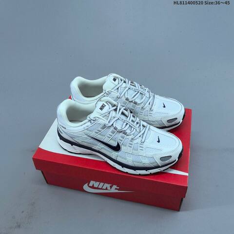 Nike P-6000 Black White Dark Grey EU 36-45 Running Shoe - Unisex (BS-60240)