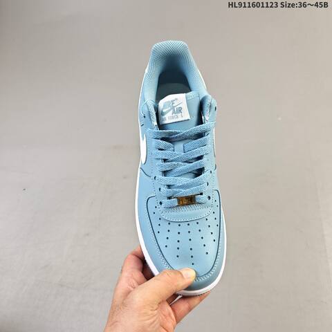 Nike Air Force 1 Low Light Blue White EU 36-45 Sneaker - Unisex (BS-63197)