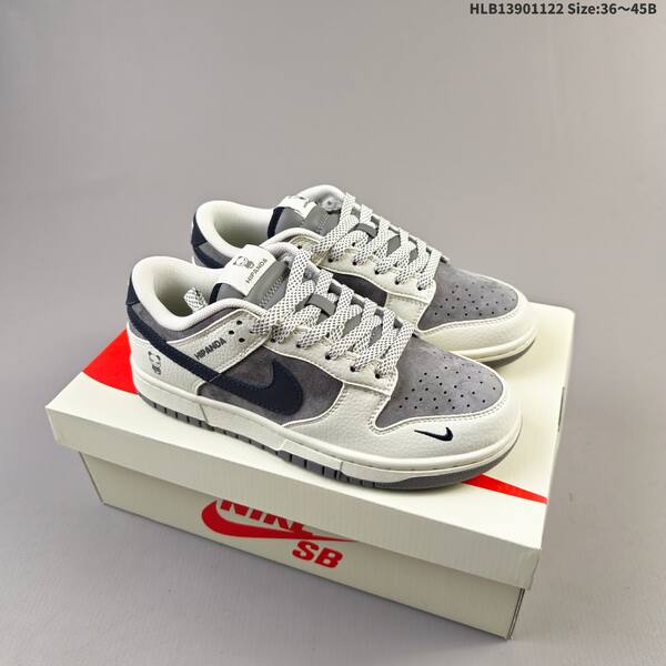 Nike SB Dunk Low white black grey navy EU 36-45 skate shoe