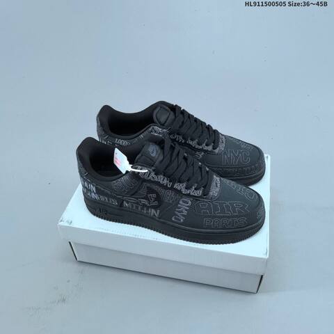 Nike Air Force 1 07 LV8 II1549-001 Black Dark Grey EU 36-45 Sneaker - Unisex (BS-60502)