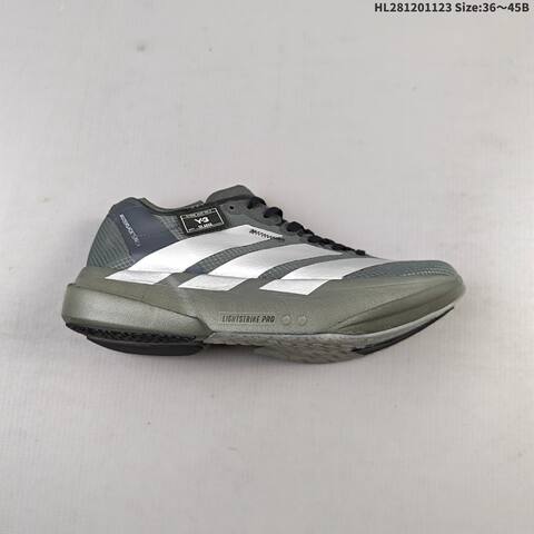 Adidas Adizero Adios Pro Evo 1 Y-3 Dark Grey Silver Black EU 36-45 Running Shoe - Unisex (BS-65505)