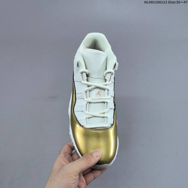 Jordan Air Jordan 11 Retro Low white / metallic gold 36~47 basketball