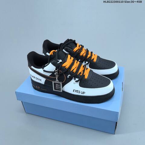 Nike Air Force 1 Low Off White Black Gray Red EU 36-45 Sneaker - Unisex (BS-62073)