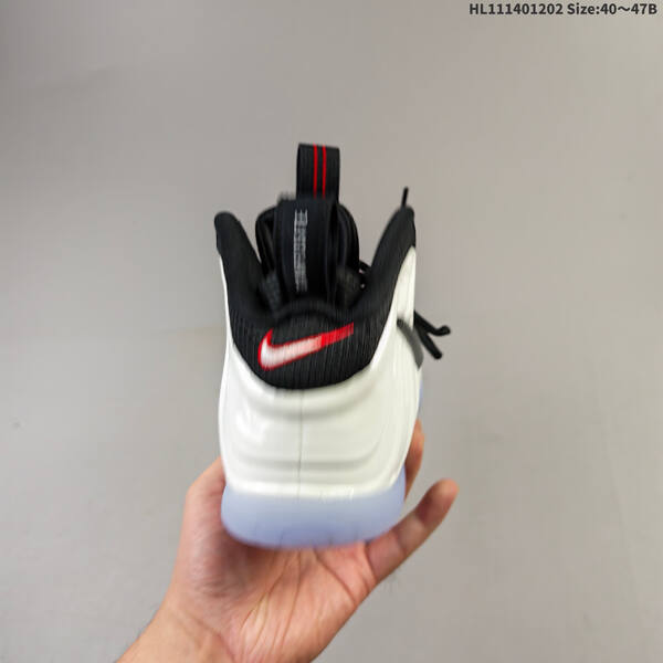 Nike Foamposite One black red white EU 40-47 basketball shoe