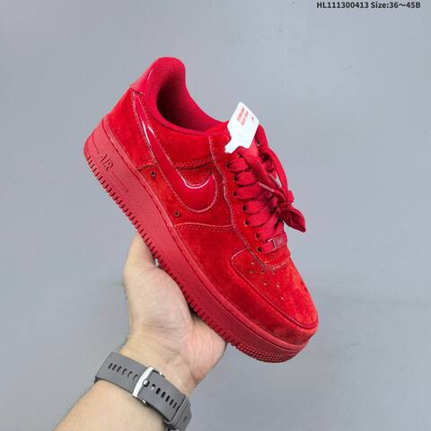 Nike Air Force 1 07 Low All Red EU 36-45 Sneaker - Unisex (BS-60773)