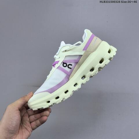 On Cloudvista 2 White Cream Purple Beige EU 36-46 Trail Shoe Trail Running Sneakers - Unisex (BS-69656)