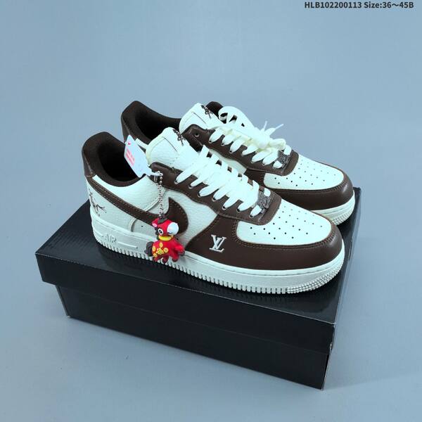 Nike Air Force 1 07 LV8 off white red black gold EU 36-45 sneaker